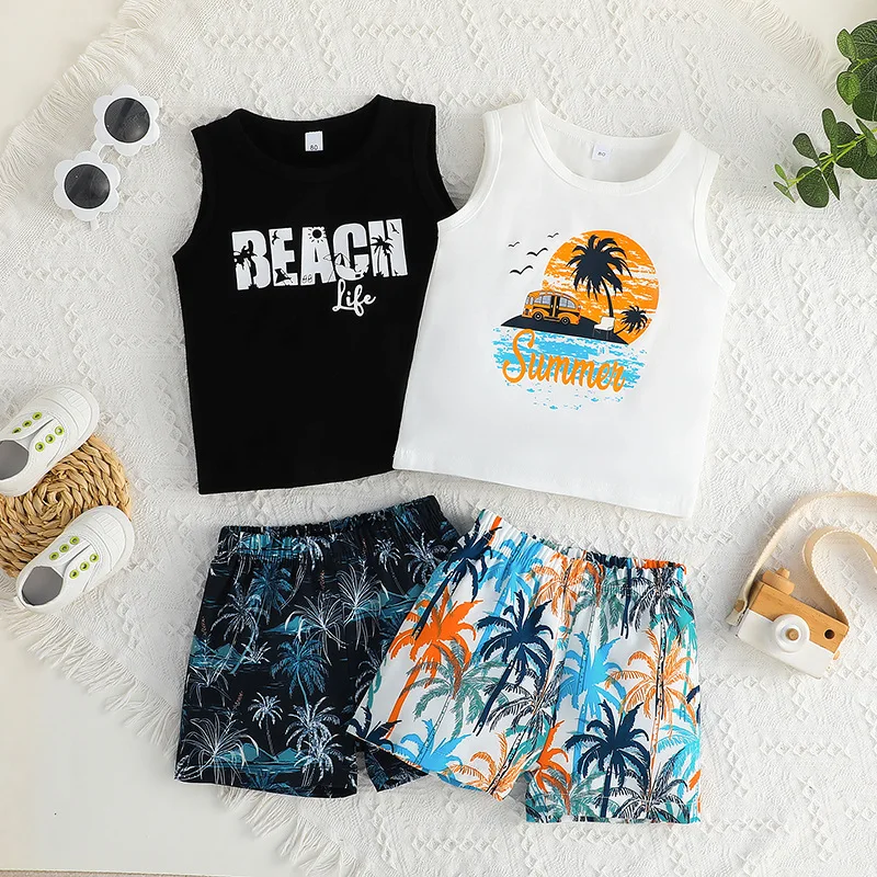 Summer Kids Boy Clothes Suit Cotton Baby Boy Fashion Clothes Sets Letter Vest Tops Shorts Summer Beach Suit Boys Clothes
Summer Kids Boy Clothes Suit Cotton Baby Boy Fashion Clothes Sets Letter Vest Tops Shorts Summer Beach Suit Boys Clothes