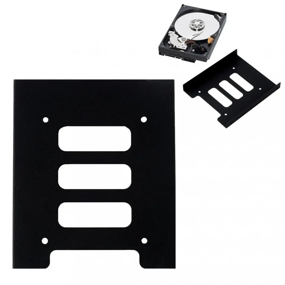Useful 2.5 Inch SSD HDD To 3.5 Inch Metal Mounting Adapter Bracket Dock Screw Hard Drive Holder for PC Hard Drive Enclosure 
Useful 2.5 Inch SSD HDD To 3.5 Inch Metal Mounting Adapter Bracket Dock Screw Hard Drive Holder for PC Hard Drive Enclosure