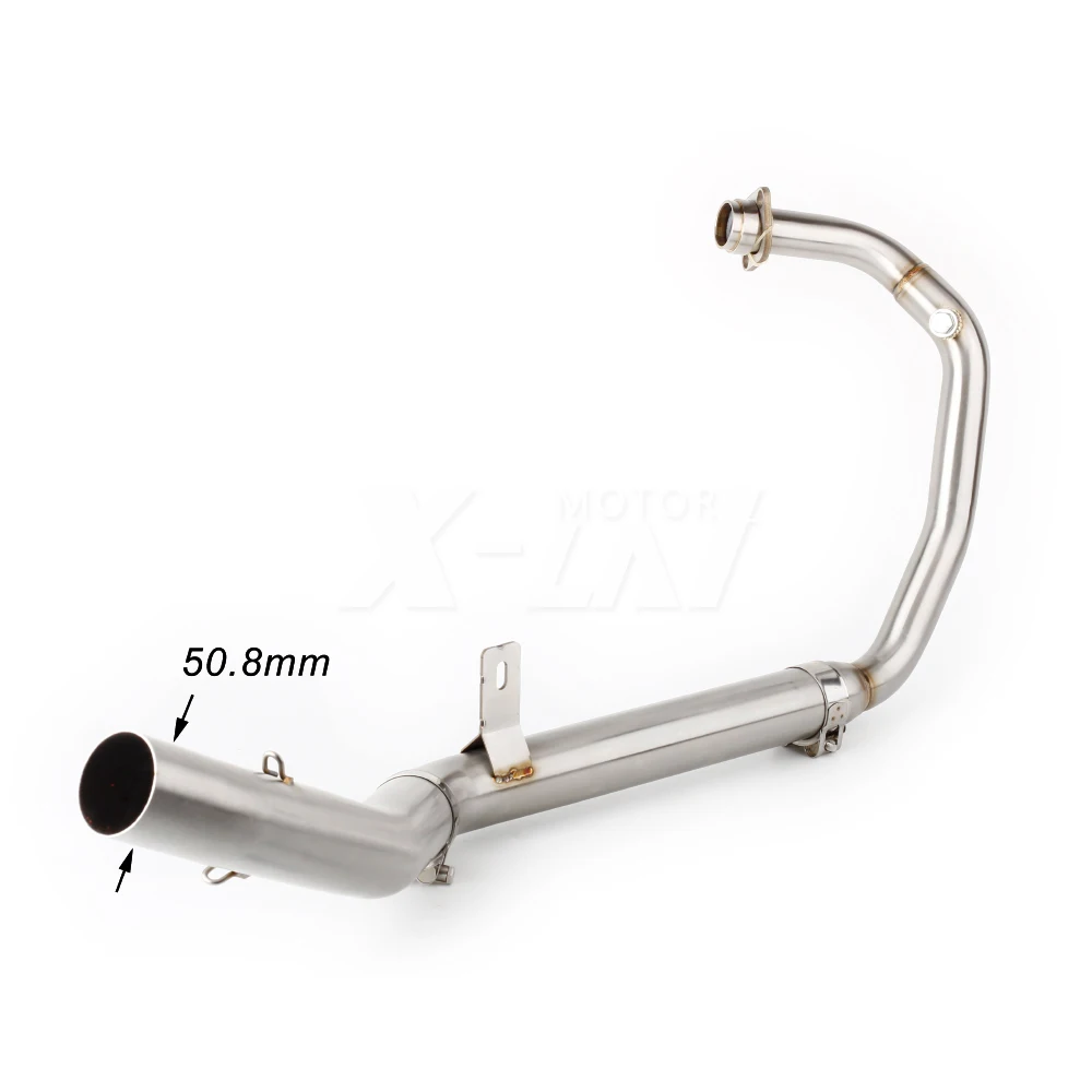 

For Aprilia Tuono 125 RS125 RS 125 2017 2018 2019 2020 Escape Pipe Slip-on Motorcycle Exhaust Pipe Muffler Head Link Pipe System