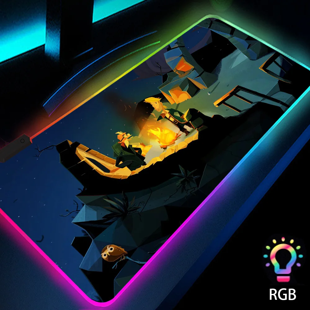Monkey Island Mouse Pad Rgb Gamer Computer Led Backlit Mats Gaming Large Desk Carpet Surface for Xl Deskpad Protector Non-slip
Monkey Island Mouse Pad Rgb Gamer Computer Led Backlit Mats Gaming Large Desk Carpet Surface for Xl Deskpad Protector Non-slip
