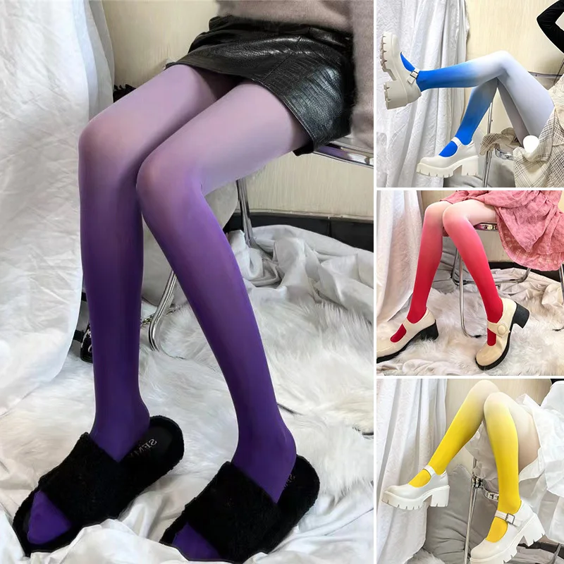 Women's 120D Velvet Tights Candy Color Gradient Opaque Seamless Stockings Tight Pantyhose Female Pantys Harajuku
Women's 120D Velvet Tights Candy Color Gradient Opaque Seamless Stockings Tight Pantyhose Female Pantys Harajuku