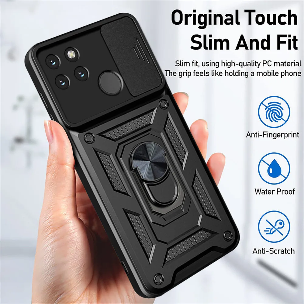 Realme C21Y For OPPO Realme C21Y Case Slide Camera Shockproof Cases For Realme C21Y C21 Y RMX3261 Metal Magnetic Ring Back Cover
Realme C21Y For OPPO Realme C21Y Case Slide Camera Shockproof Cases For Realme C21Y C21 Y RMX3261 Metal Magnetic Ring Back Cover