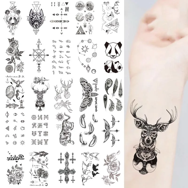 Panda Waterproof Temporary Tattoo Stickers Women Full Body Makeup Cute Decals Flash Fake Tattoos for Men Women 
Panda Waterproof Temporary Tattoo Stickers Women Full Body Makeup Cute Decals Flash Fake Tattoos for Men Women
