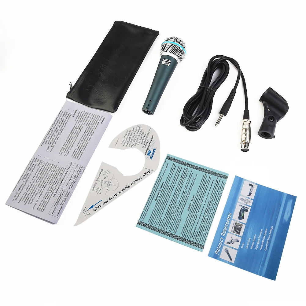 Handheld Microphone Audio Home Stage Studio Wired Zinc Alloy Cardioid Dynamic For Karaoke Instruments Mic Cable
Handheld Microphone Audio Home Stage Studio Wired Zinc Alloy Cardioid Dynamic For Karaoke Instruments Mic Cable