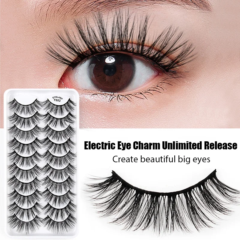 10/2pairs 6D Faux Mink Lashes Natural False Eyelashes Dramatic Fluffy Fake Lashes Makeup Eyelash Faux Extension Eyelashes
10/2pairs 6D Faux Mink Lashes Natural False Eyelashes Dramatic Fluffy Fake Lashes Makeup Eyelash Faux Extension Eyelashes