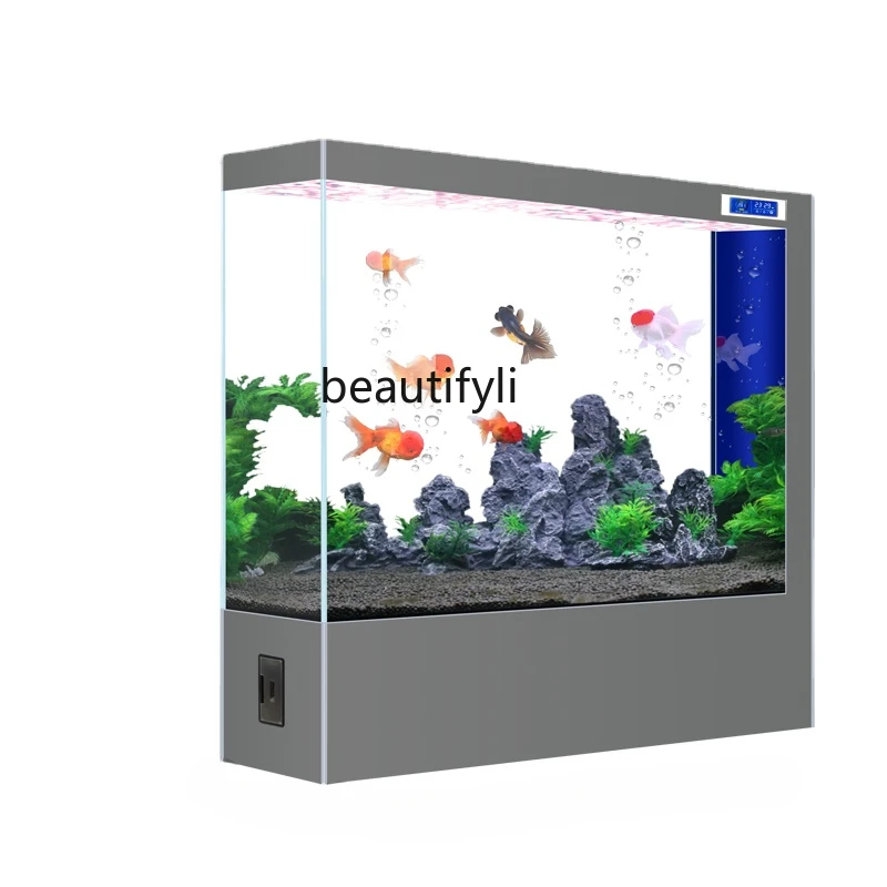 Super White Glass Fish Tank Living Room Home Medium and Large Ecological Floor Aquarium Screen Fish Globe
Super White Glass Fish Tank Living Room Home Medium and Large Ecological Floor Aquarium Screen Fish Globe