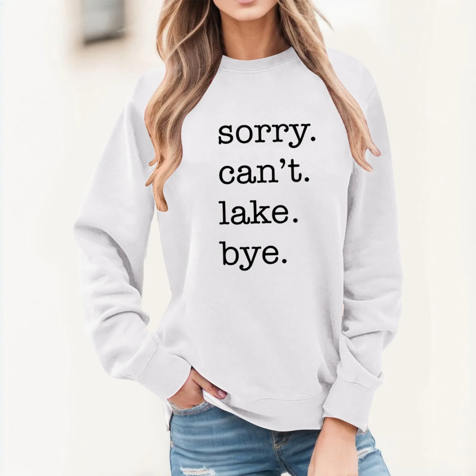 Women's Autumn Casual Solid Colours Long Sleeve Blouse Fashion Simple Letter Printed Pullover Sweatshirt Loose Round Neck Top
Women's Autumn Casual Solid Colours Long Sleeve Blouse Fashion Simple Letter Printed Pullover Sweatshirt Loose Round Neck Top