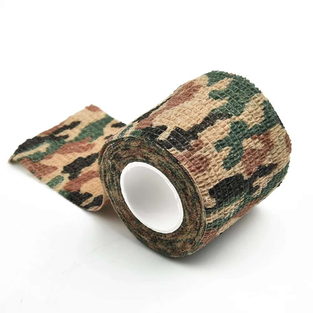 Hand Tool Camo Form Reusable Self Cling Camo Hunting Rifle Provide Insulation Fabric Tape Wrap Polyester Camouflage Equipment
Hand Tool Camo Form Reusable Self Cling Camo Hunting Rifle Provide Insulation Fabric Tape Wrap Polyester Camouflage Equipment