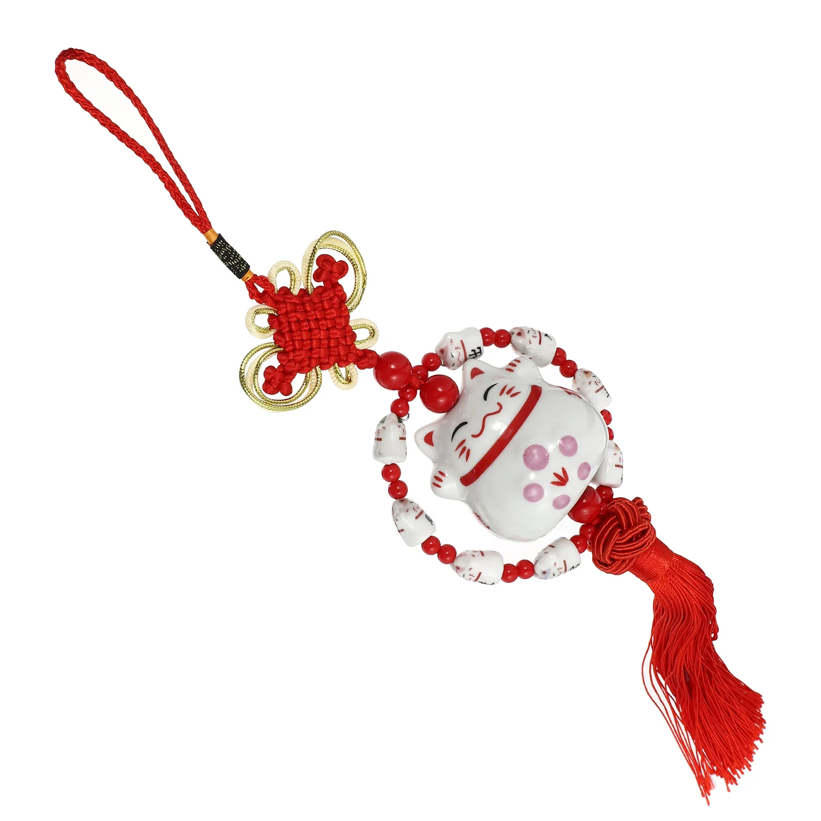 Cat Car Lucky Pendant Charm Ornament Hanging Mirror Accessories Rearview Maneki Neko Fortune Figurine Japanese Porcelain
Cat Car Lucky Pendant Charm Ornament Hanging Mirror Accessories Rearview Maneki Neko Fortune Figurine Japanese Porcelain
