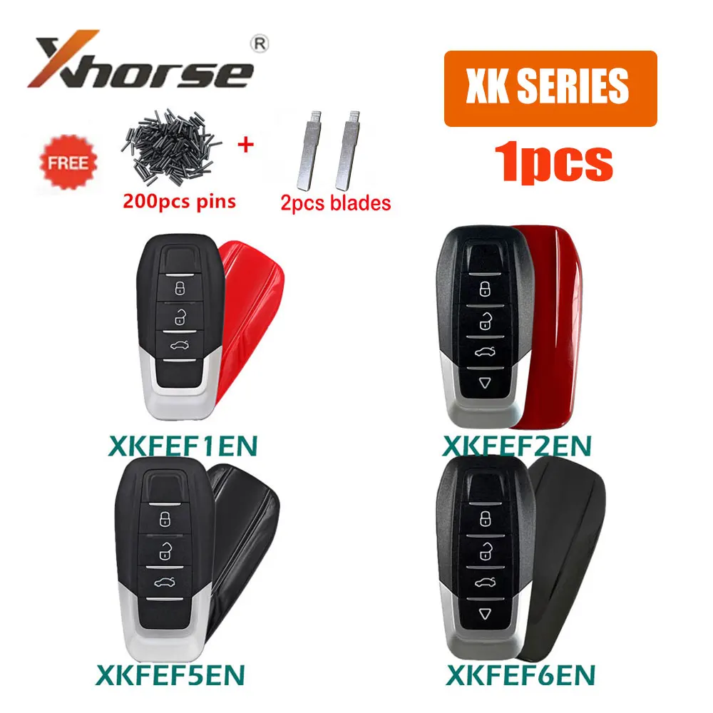 

1PCS Xhorse XKFEF1EN Universal VVDI Wire Remote Key XKFEF2EN Car Remote Key XKFEF5EN XKFEF6EN for VVDI2 VVDI MINI Key Tool MAX