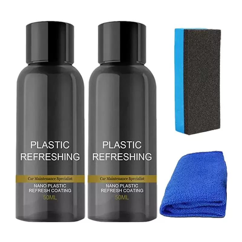 

50ml Plastic Parts Refurbish Agent Car Cleaner Auto Polish And Repair Coating Renovator For Car Detailing Remover Interior