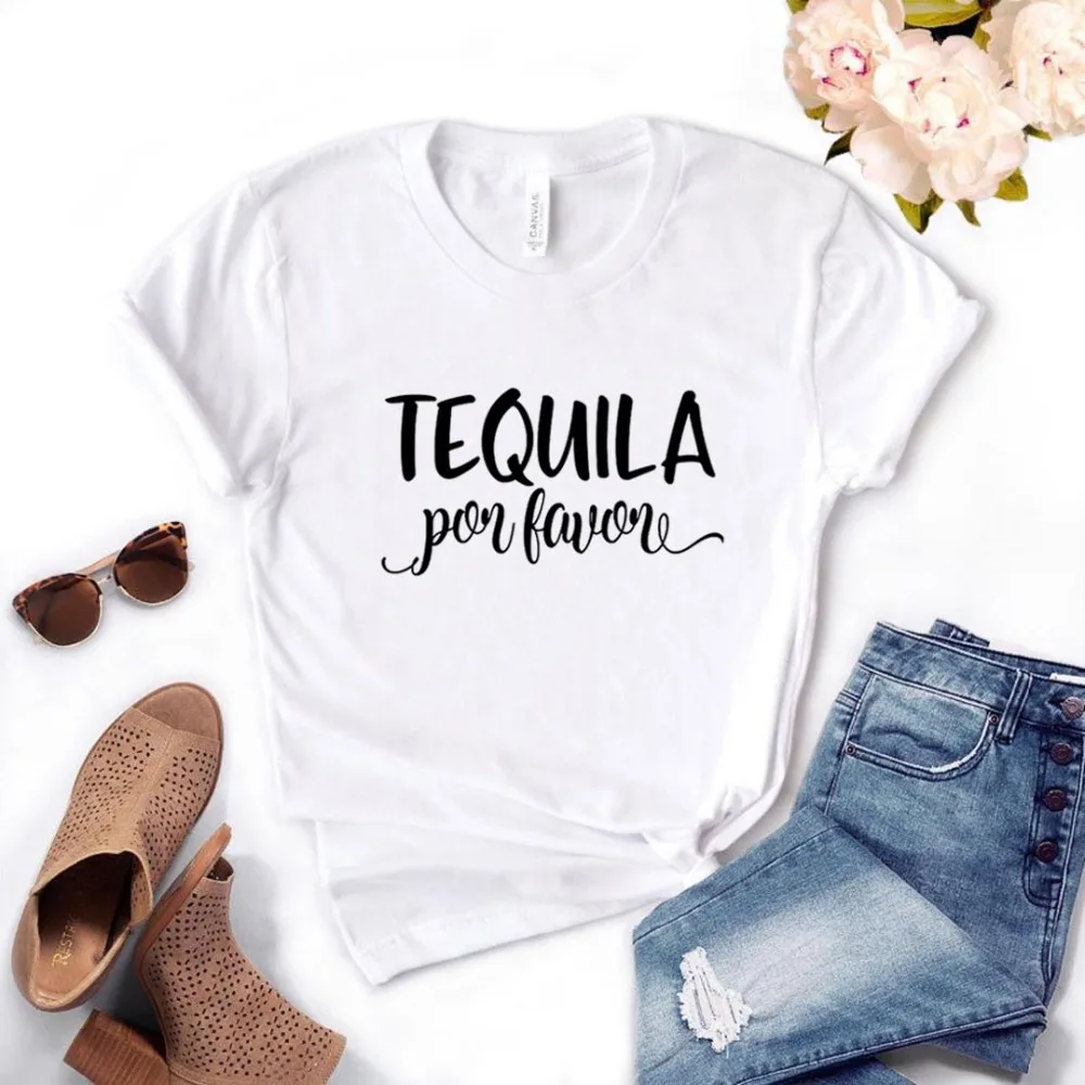 Tequila Por Favor Print Women Tshirts Cotton Casual Funny t Shirt For Lady Yong Girl Top Tee Hipster
Tequila Por Favor Print Women Tshirts Cotton Casual Funny t Shirt For Lady Yong Girl Top Tee Hipster