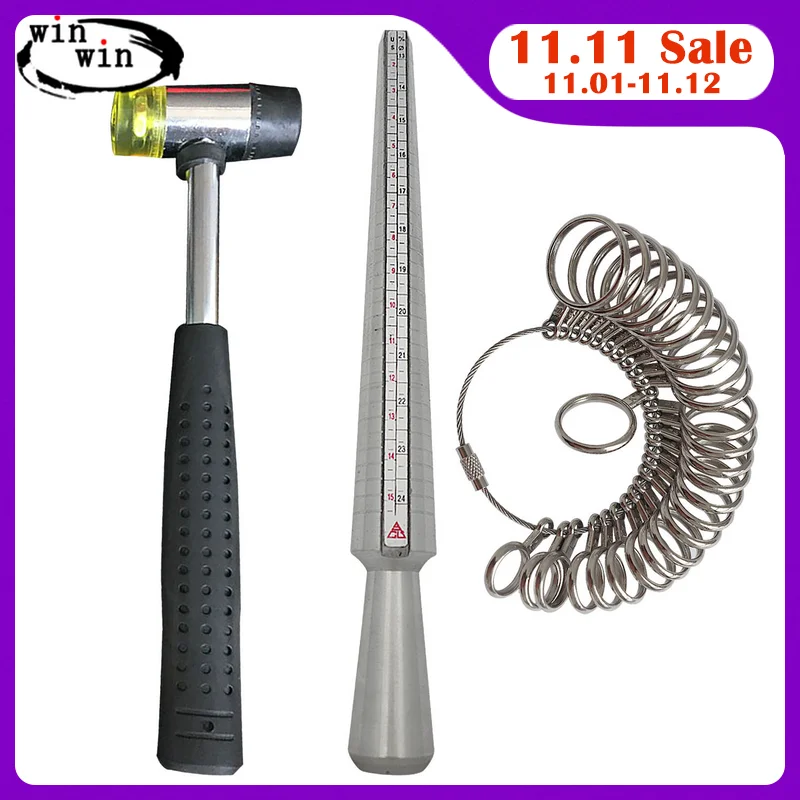 3pcs Jewelry Measuring Tool Sets Finger size measuring equipment metal stick loop filter loop amplifier machine core rod
3pcs Jewelry Measuring Tool Sets Finger size measuring equipment metal stick loop filter loop amplifier machine core rod