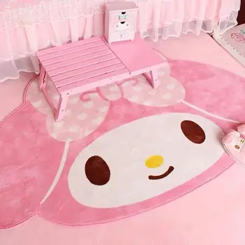 Saniro My Melody Cinnamoroll Cartoon Carpet Kawaii Home Soft Fur Rugs Children Girls Bedroom Living Room Floor Mat Large 60x90cm