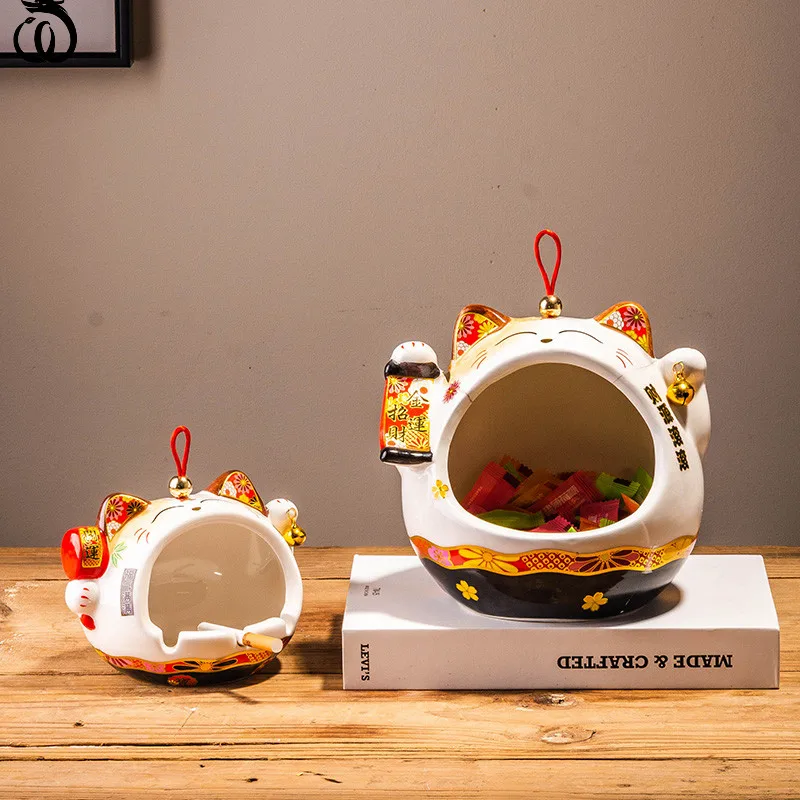 Fortune Cats Lucky Art Sculpture Maneki Neko Figurine Fat Animal Statue Storage Ceramics Craft Decoration Home Decor Accessorie
Fortune Cats Lucky Art Sculpture Maneki Neko Figurine Fat Animal Statue Storage Ceramics Craft Decoration Home Decor Accessorie