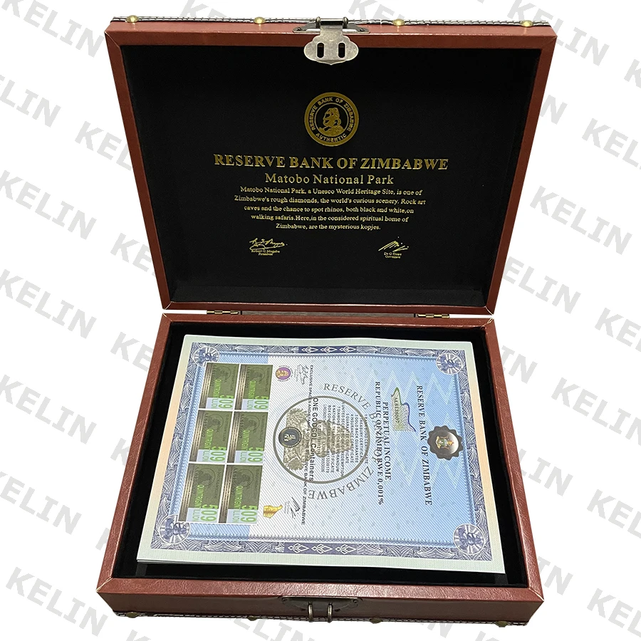 Free Shipping 2022 Latest Reserve Bank of Zimbabwe Banknotes One Googol Containers Certificate Paper Money in Exquisite Gift Box
Free Shipping 2022 Latest Reserve Bank of Zimbabwe Banknotes One Googol Containers Certificate Paper Money in Exquisite Gift Box