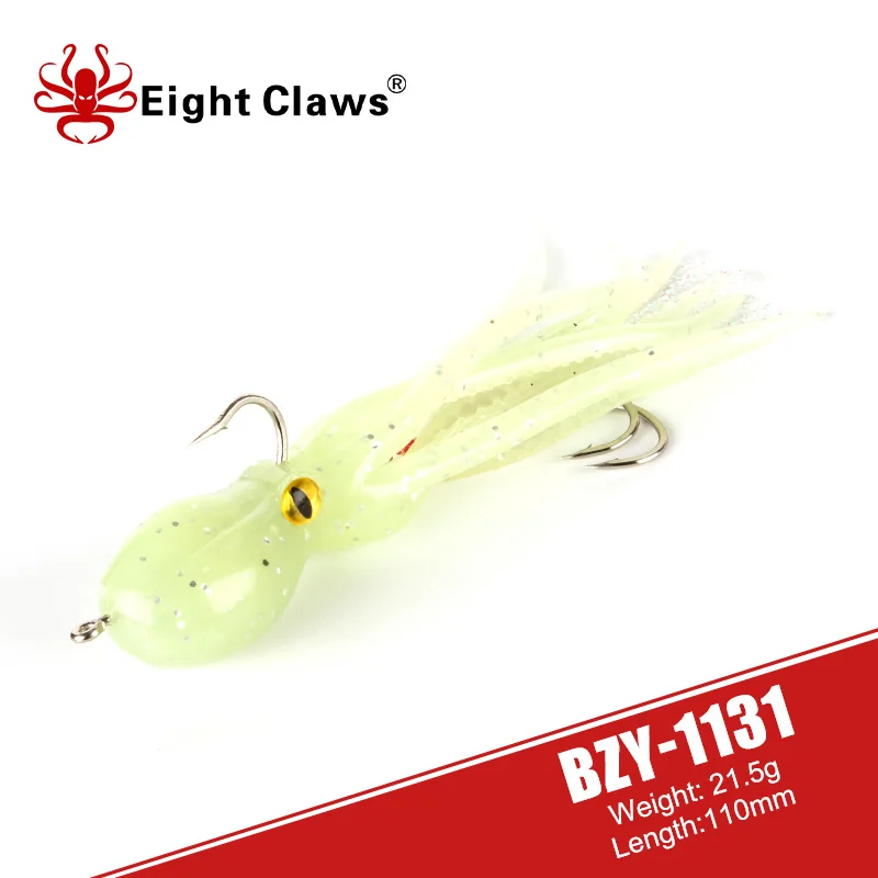 EIGHT CLAWS Octopus Swimbait 21.5g 110mm Soft Fishing Bait Skirt Tail Fishing Lure Saltwater Metal Jig Head Lure Rockfish
EIGHT CLAWS Octopus Swimbait 21.5g 110mm Soft Fishing Bait Skirt Tail Fishing Lure Saltwater Metal Jig Head Lure Rockfish