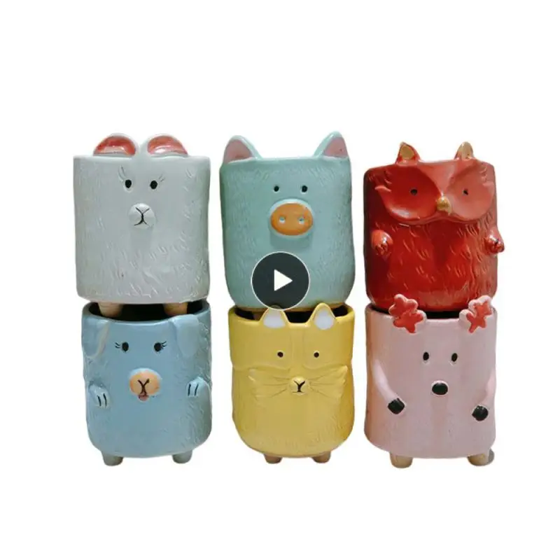 Drainage Cartoon Vase Anti Aging Ceramics Mini Vase Comfort Remove Moisture Flowerpot Fashion Ventilate Plant Flowerpot Planter
Drainage Cartoon Vase Anti Aging Ceramics Mini Vase Comfort Remove Moisture Flowerpot Fashion Ventilate Plant Flowerpot Planter