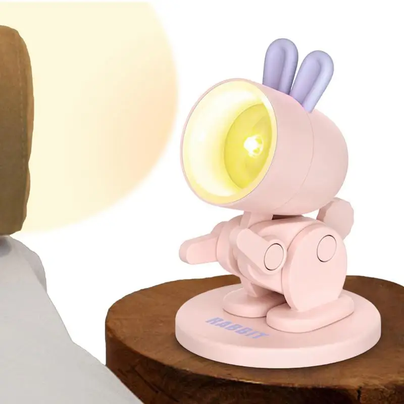 Mini LED Desk Lamp Cute Desk Lamp Rabbit Shape Adjustable Phone Stand Portable Rabbit Lamp Night Lights With Magnetic Base
Mini LED Desk Lamp Cute Desk Lamp Rabbit Shape Adjustable Phone Stand Portable Rabbit Lamp Night Lights With Magnetic Base
