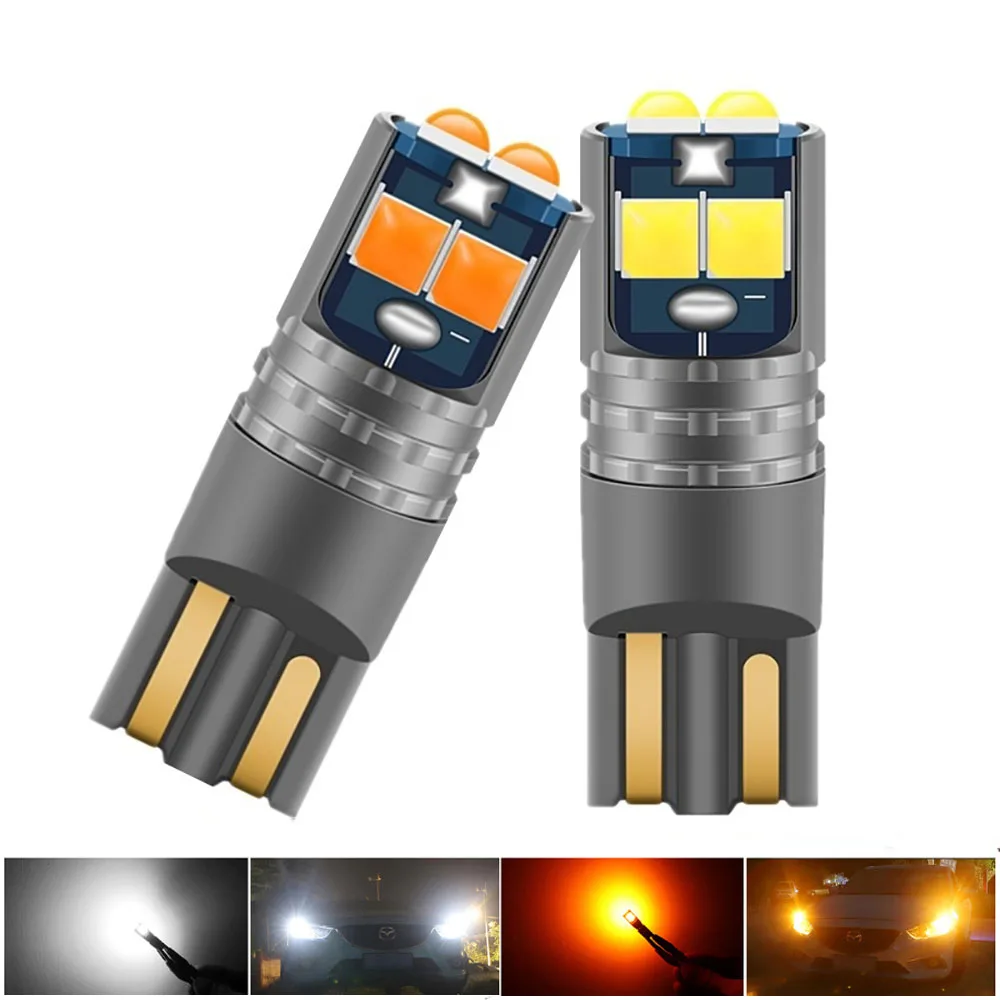 2x T10 LED W5W Bulbs 3030 SMD Super Bright Car Interior Side Reading Dome Map Light White Amber/Yellow Auto License Plate Lamp
2x T10 LED W5W Bulbs 3030 SMD Super Bright Car Interior Side Reading Dome Map Light White Amber/Yellow Auto License Plate Lamp