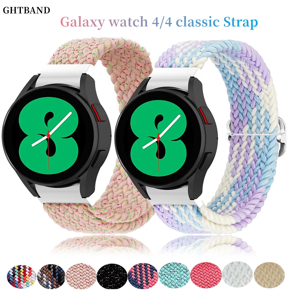 Braided Solo Loop For Samsung Galaxy watch 4 classic 42mm 46mm smartwatch Correa bracelet 20mm on Galaxy watch 4 40mm 44mm Strap
Braided Solo Loop For Samsung Galaxy watch 4 classic 42mm 46mm smartwatch Correa bracelet 20mm on Galaxy watch 4 40mm 44mm Strap