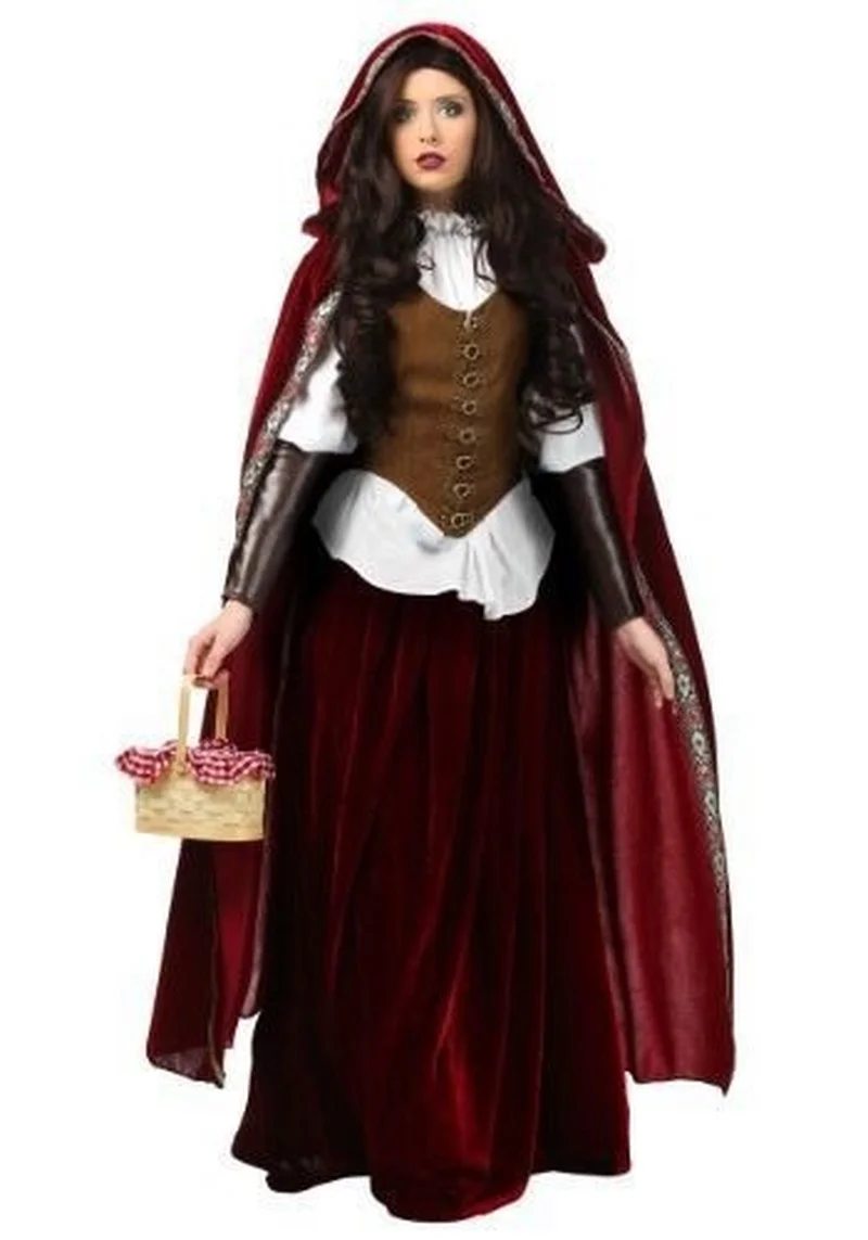 Good Quality Fantasia Little Red Riding Hood Costume Deluxe Halloween Party Outfit Storybook Fairy Tale Cosplay Fancy Dress
Good Quality Fantasia Little Red Riding Hood Costume Deluxe Halloween Party Outfit Storybook Fairy Tale Cosplay Fancy Dress