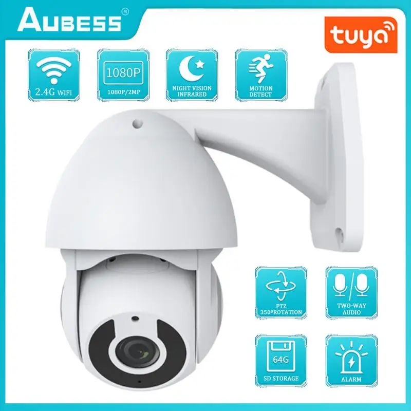 Tuya 1080P Wifi PTZ IP Camera Motion Detect Home Security Baby Pet Monitor 2MP Night Vision H.264 P2P Audio Surveillance Camera
Tuya 1080P Wifi PTZ IP Camera Motion Detect Home Security Baby Pet Monitor 2MP Night Vision H.264 P2P Audio Surveillance Camera