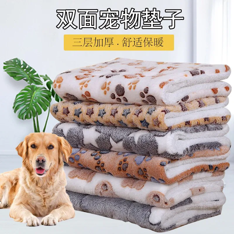 Soft Flannel Thickened Pet Soft Fleece Pad Pet Blanket Bed Mat For Dogs Puppy Cat Sofa Cushion Home Rug Keep Warm Sleeping Cover
Soft Flannel Thickened Pet Soft Fleece Pad Pet Blanket Bed Mat For Dogs Puppy Cat Sofa Cushion Home Rug Keep Warm Sleeping Cover