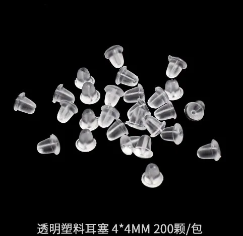 200pcs/lot Earring Backs Stoppers DIY Jewelry Making Accessories Clear Plastic Bullet Ear Plugging Blocked Wholesale
200pcs/lot Earring Backs Stoppers DIY Jewelry Making Accessories Clear Plastic Bullet Ear Plugging Blocked Wholesale