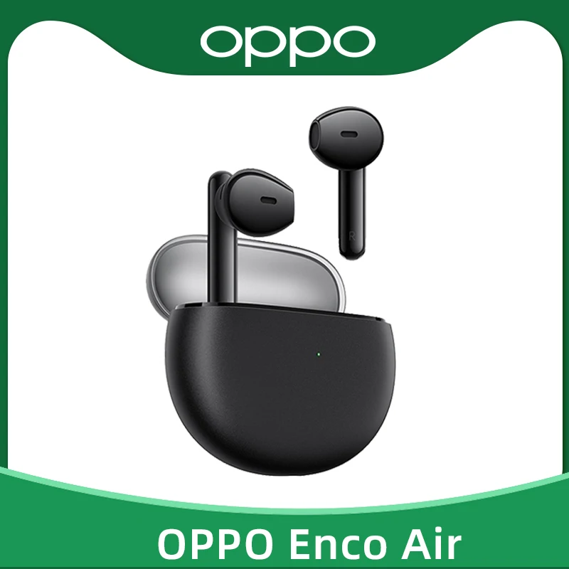 

OPPO ENCO Air TWS Earphone Wireless Bluetooth 5.2 Earbuds DNN Noise Cancellation 2 Mirophone For OPPO Find X3 Pro Reno 4 Pro