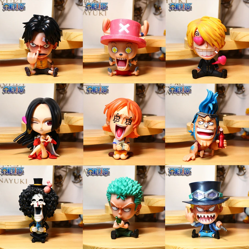 8cm Anime Figure One Piece Monkey D Luffy Roronoa Zoro Kawaii Toys Q Figural Nendoroid Car Decoration PVC Model Gift
8cm Anime Figure One Piece Monkey D Luffy Roronoa Zoro Kawaii Toys Q Figural Nendoroid Car Decoration PVC Model Gift