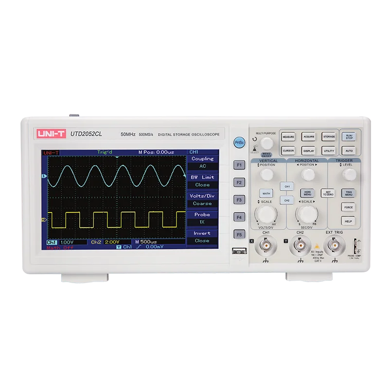 UNI-T UTD2052CL oscilloscope uni t digital storage oscilloscope current probe oscilloscope
UNI-T UTD2052CL oscilloscope uni t digital storage oscilloscope current probe oscilloscope