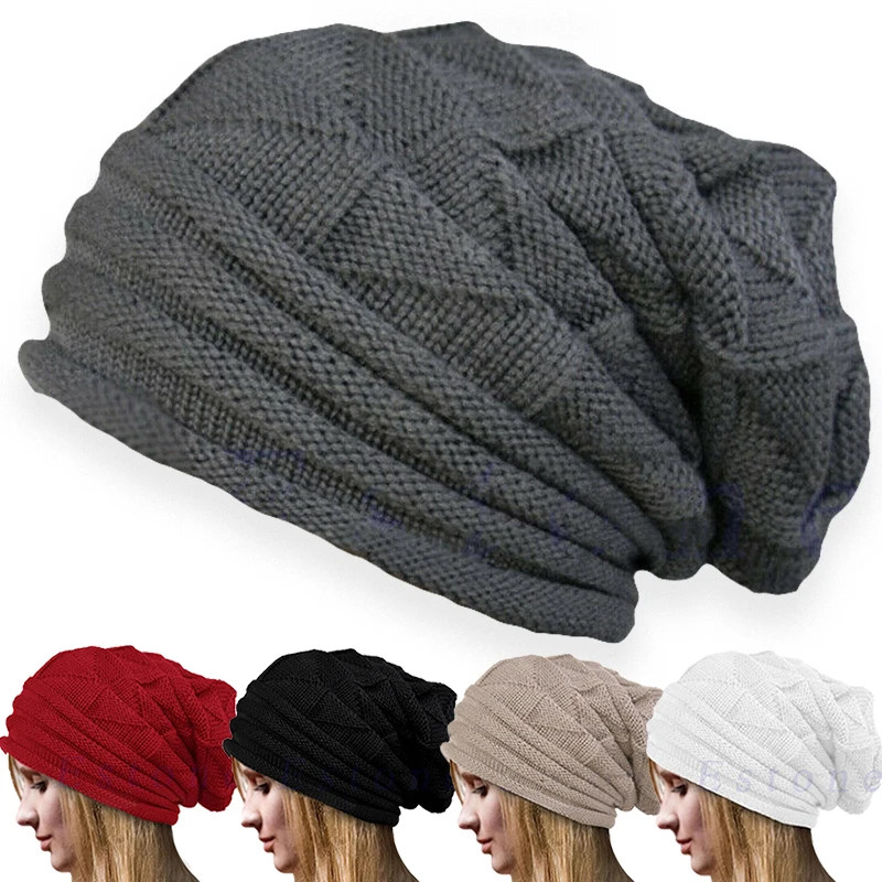 Women Men Knitted Baggy Beanie Hat Unisex Oversized Winter Warm Hats Ski Slouchy Cap Skullies Beanies Wool Cap Beanies Winter
Women Men Knitted Baggy Beanie Hat Unisex Oversized Winter Warm Hats Ski Slouchy Cap Skullies Beanies Wool Cap Beanies Winter