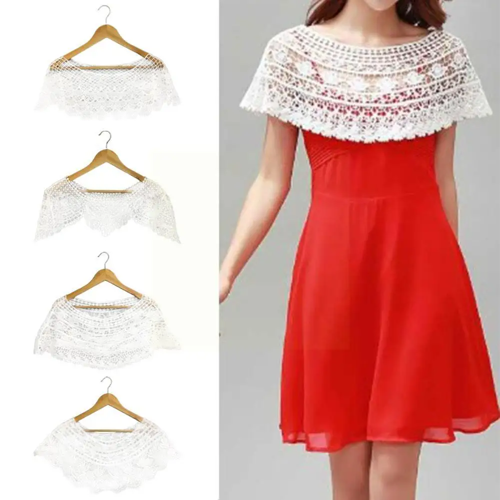 White Knitted Hollow Lace Shawl Women Vintage Versatile Collar Shawl Body Slim Fake Blouse Shawl Coat Arms Covering Sling S Z7G6
White Knitted Hollow Lace Shawl Women Vintage Versatile Collar Shawl Body Slim Fake Blouse Shawl Coat Arms Covering Sling S Z7G6