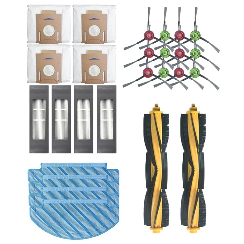 For ECOVACS DEEBOT OZMO T8 AIVI MAX N8 PRO T9 MAX Yeedi Vac Station Main/Side Brush Dust Bag HEPA Filter Mop Cloth Parts
For ECOVACS DEEBOT OZMO T8 AIVI MAX N8 PRO T9 MAX Yeedi Vac Station Main/Side Brush Dust Bag HEPA Filter Mop Cloth Parts