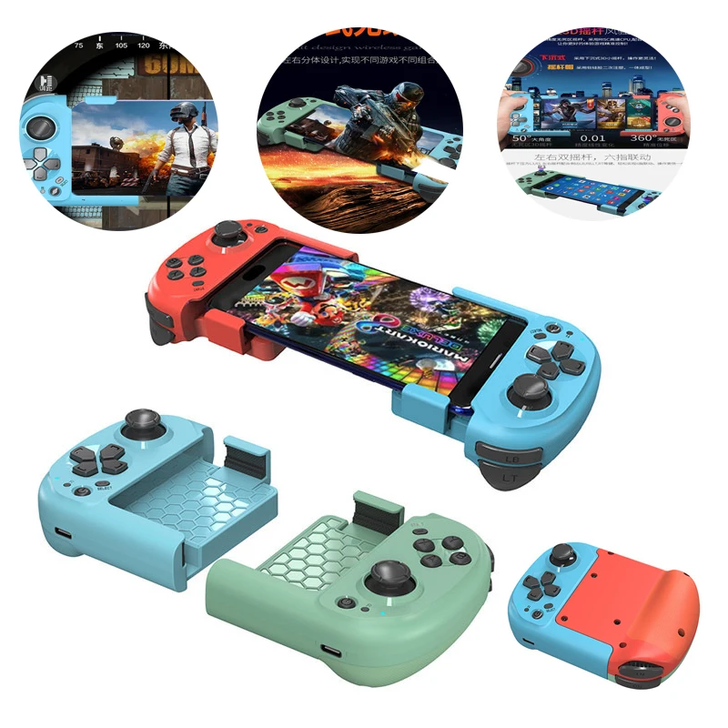 Wireless BT 5.0 Stretchable Game 3D Controller For Mobile Phone Android IOS Gamepad Joystick Retractable Gamepad PC Accessories
Wireless BT 5.0 Stretchable Game 3D Controller For Mobile Phone Android IOS Gamepad Joystick Retractable Gamepad PC Accessories