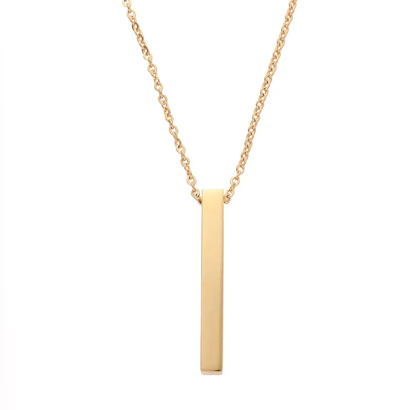 304 Stainless Steel High Polished Three-Dimensional Rectangular Cuboid Pendant Simple Casual Sports Couple Sweater Necklace
304 Stainless Steel High Polished Three-Dimensional Rectangular Cuboid Pendant Simple Casual Sports Couple Sweater Necklace