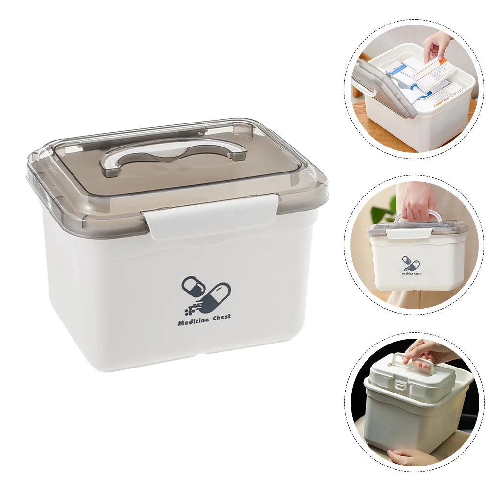 Emergency Medicine Kit Plastic Storage Bins Cases Versatile Container Box Household Pp Travel
Emergency Medicine Kit Plastic Storage Bins Cases Versatile Container Box Household Pp Travel