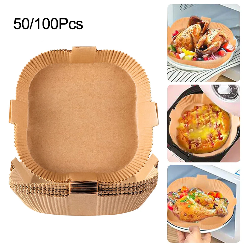 Disposable Air Fryer Parchment Paper Liner Oil-proof Water-proof Paper Tray Non-Stick Baking Mat For Oven Air Fryer Accessories
Disposable Air Fryer Parchment Paper Liner Oil-proof Water-proof Paper Tray Non-Stick Baking Mat For Oven Air Fryer Accessories