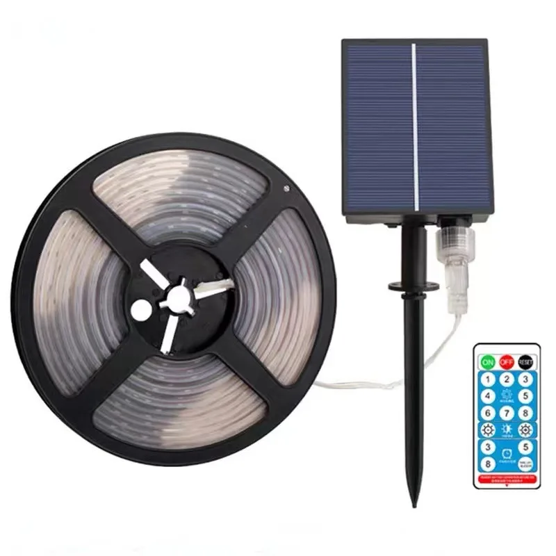Solar Outdoor Waterproof Light Strip Garden Wall Ambience Light Led Bright Light Strip Holiday Decorative Light Strip 
Solar Outdoor Waterproof Light Strip Garden Wall Ambience Light Led Bright Light Strip Holiday Decorative Light Strip