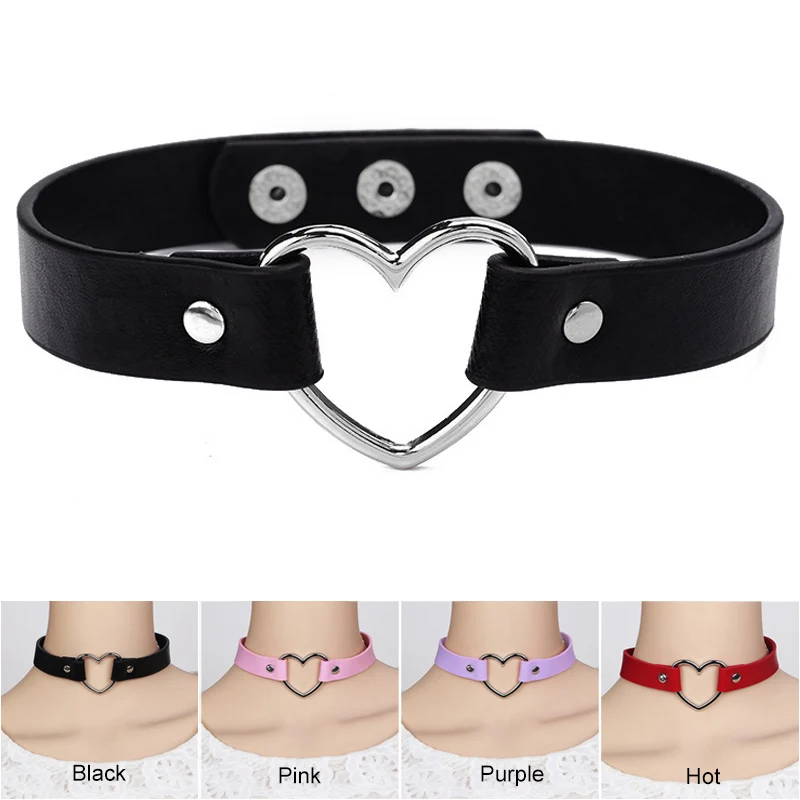 Sexy Collars Gay Punk Sexy Women Ladies Accessories Goth Japanese Harajuku Kawaii PU Leather Heart Necklace Bondage Body Harness
Sexy Collars Gay Punk Sexy Women Ladies Accessories Goth Japanese Harajuku Kawaii PU Leather Heart Necklace Bondage Body Harness