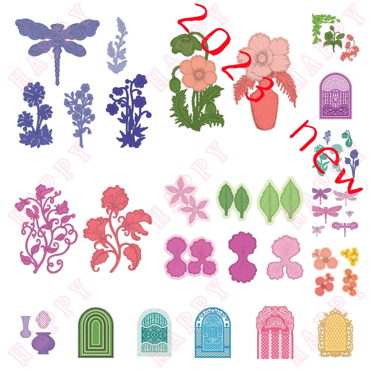 Metal Cutting Dies Stamps Bottle Bouquet With Dragonfly Window DIY Scrapbook Decorative Embossing Handcraft Paper Craft Template
Metal Cutting Dies Stamps Bottle Bouquet With Dragonfly Window DIY Scrapbook Decorative Embossing Handcraft Paper Craft Template