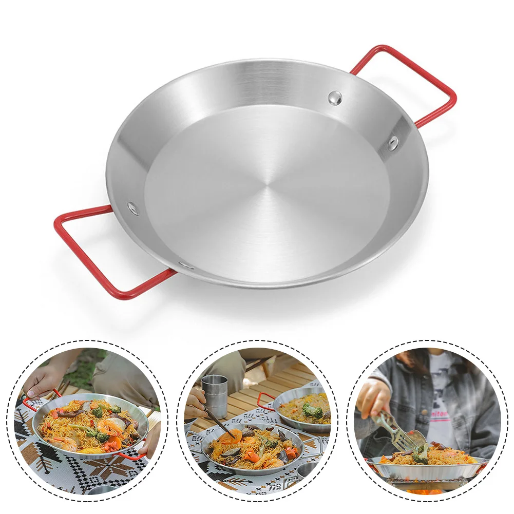 Camping Plate Stainless Steel Frying Pan Practical Chicken Pot Kitchen Silver High-quality Hiking BBQ Picnic Outdoor Tableware
Camping Plate Stainless Steel Frying Pan Practical Chicken Pot Kitchen Silver High-quality Hiking BBQ Picnic Outdoor Tableware