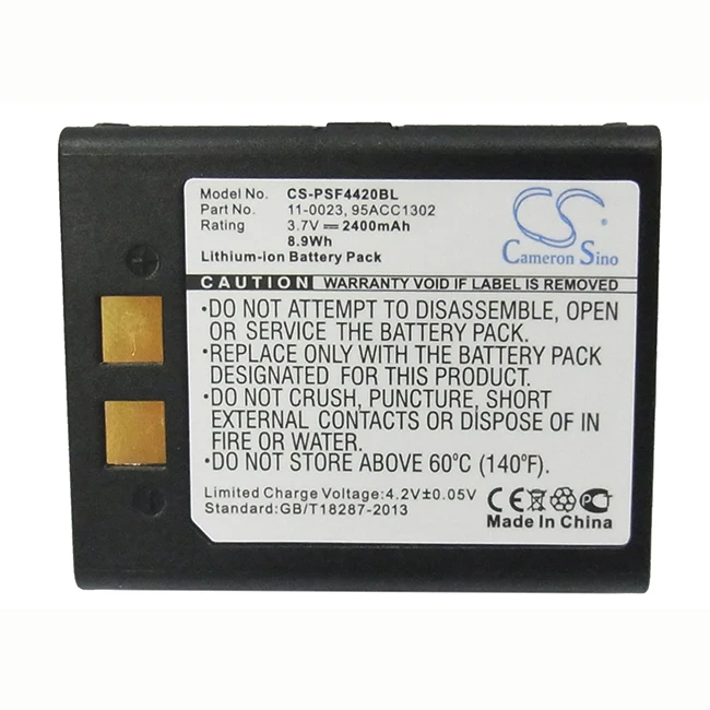 Cameron Sino 2400mAh Battery For Datalogic 4420 PSC Falcon 2150 5500 4420 4400 4410 11-0023 95ACC1302
Cameron Sino 2400mAh Battery For Datalogic 4420 PSC Falcon 2150 5500 4420 4400 4410 11-0023 95ACC1302
