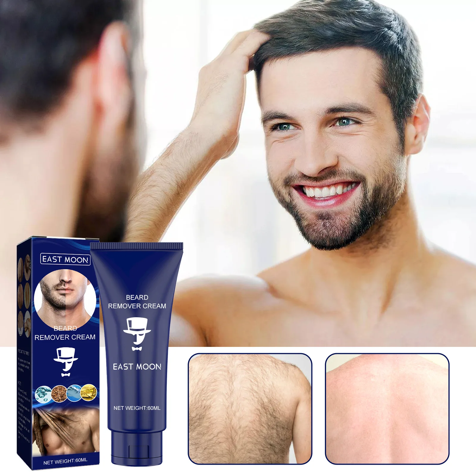 Men's Hair Removal Cream Gently Cleans Without Stimulating Beard Body Chest Hair Armpit Hair Removal Cream
Men's Hair Removal Cream Gently Cleans Without Stimulating Beard Body Chest Hair Armpit Hair Removal Cream