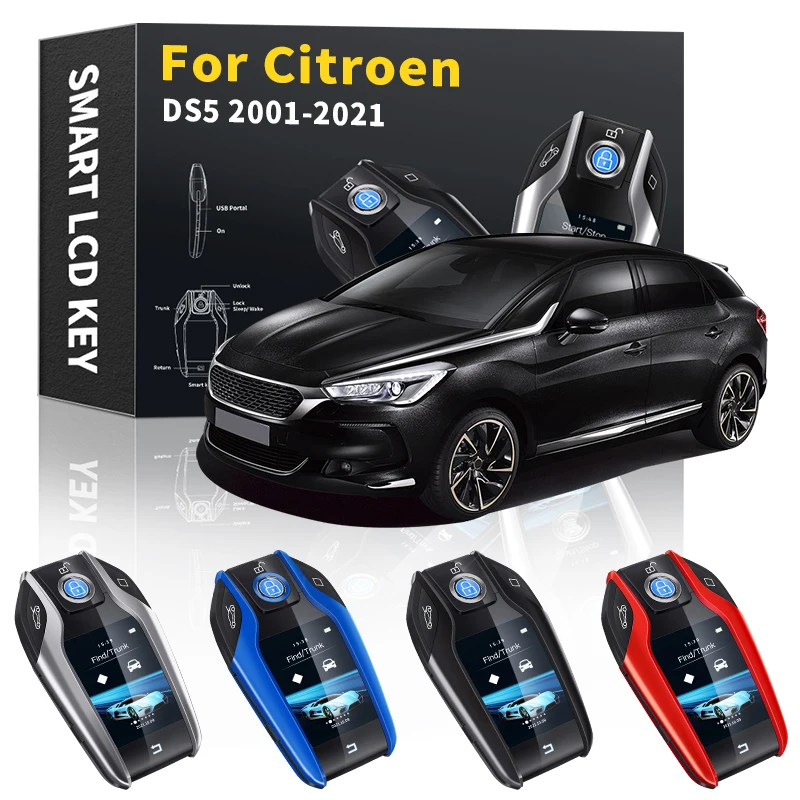 Modified LCD screen smart car key For Citroen DS5 2001 2002 2003 2004 2005 2006 2007 2008 2010-2021 Car Accessories
Modified LCD screen smart car key For Citroen DS5 2001 2002 2003 2004 2005 2006 2007 2008 2010-2021 Car Accessories