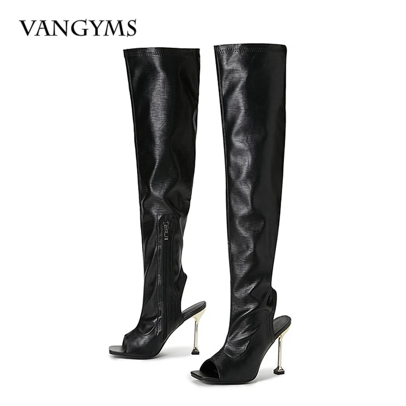 Ladies Long Boots Square Toe Fish Mouth Over Knee Boots Side Zipper Stiletto Cool Boots Fashion Women High Heels Escarpins Femme
Ladies Long Boots Square Toe Fish Mouth Over Knee Boots Side Zipper Stiletto Cool Boots Fashion Women High Heels Escarpins Femme