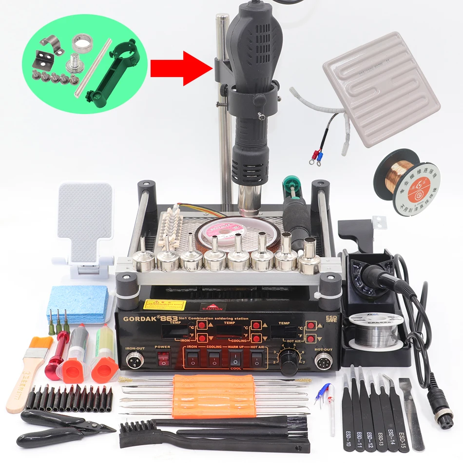 Паяльная станция Gordak 863
Паяльная станция Gordak 863