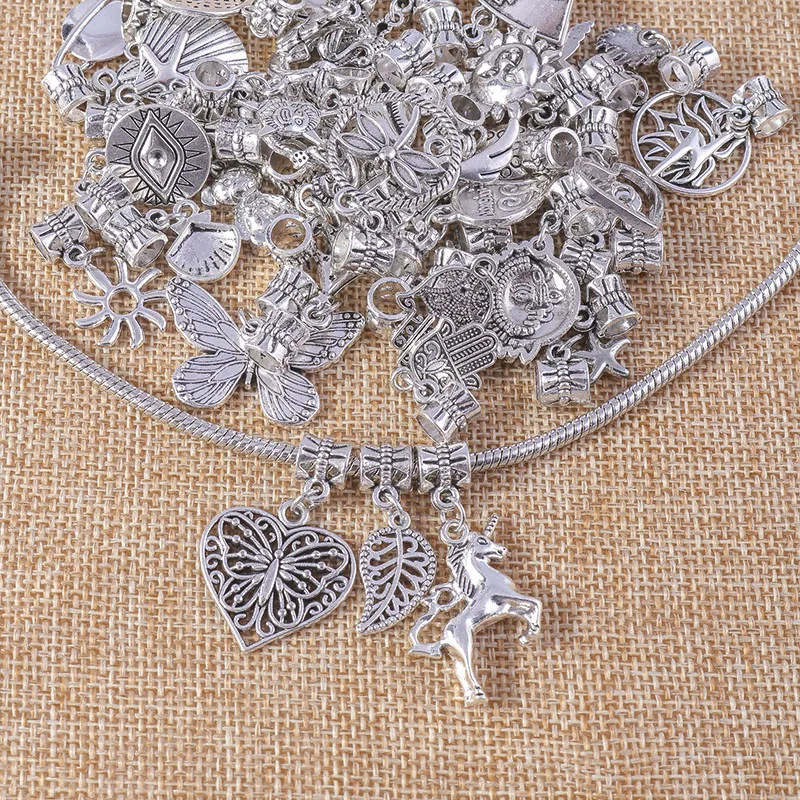 Mixed Alloy Animal Plant Sun Heart Charms Beads Pendants Fit Brand Original Charm Bracelets Necklaces Women Jewelry Accessories 
Mixed Alloy Animal Plant Sun Heart Charms Beads Pendants Fit Brand Original Charm Bracelets Necklaces Women Jewelry Accessories