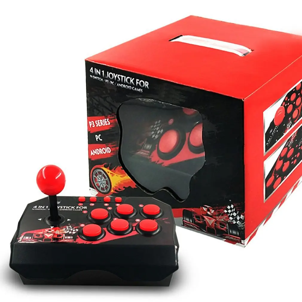 4-in-1 USB Wire Game Joystick Retro Arcade Station Turbo Game Console Rocker Fighting Controller For PS3/Switch/PC/An-droid TV
4-in-1 USB Wire Game Joystick Retro Arcade Station Turbo Game Console Rocker Fighting Controller For PS3/Switch/PC/An-droid TV
